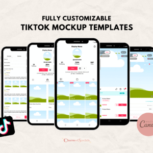 tiktok mockup templates