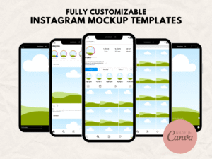 instagram mockup template