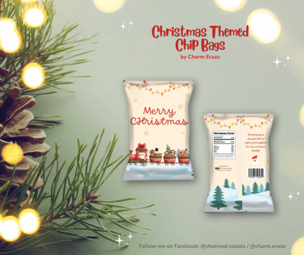 Canva Christmas Chip Bag Template Bundle - Image 11