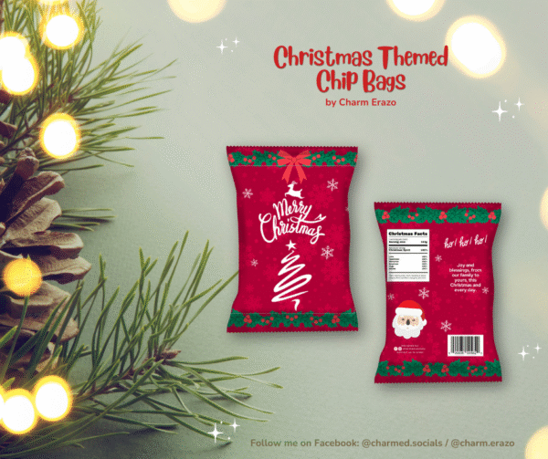 Canva Christmas Chip Bag Template Bundle - Image 10