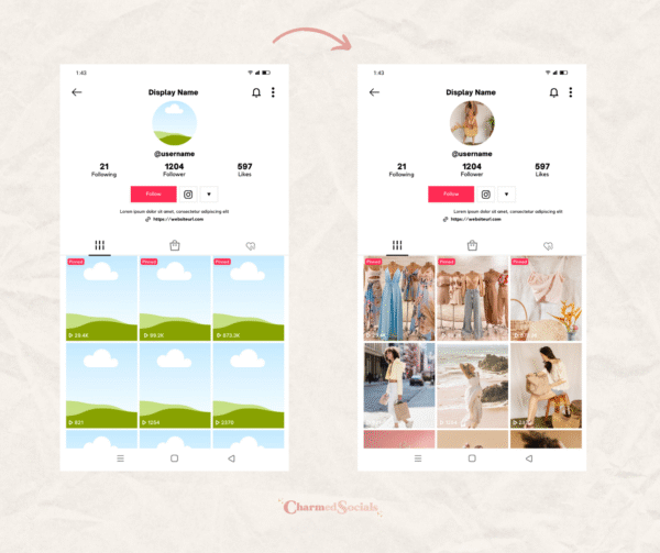 TikTok Mockup Canva Template - Image 3