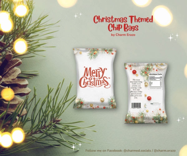 Canva Christmas Chip Bag Template Bundle - Image 9