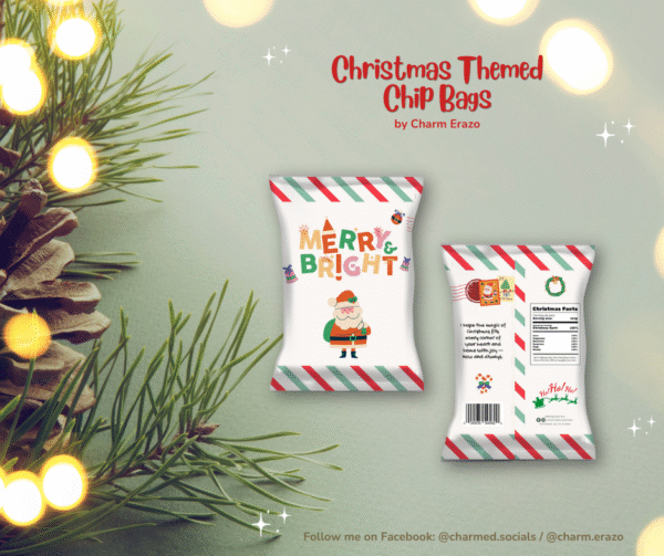 Canva Christmas Chip Bag Template Bundle - Image 8