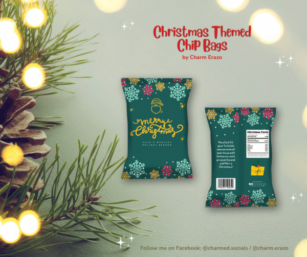 Canva Christmas Chip Bag Template Bundle - Image 7