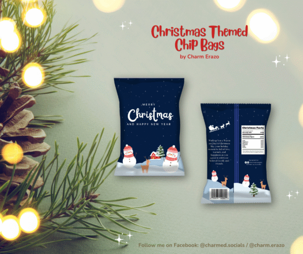 Canva Christmas Chip Bag Template Bundle - Image 5