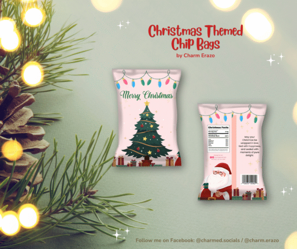 Canva Christmas Chip Bag Template Bundle - Image 4