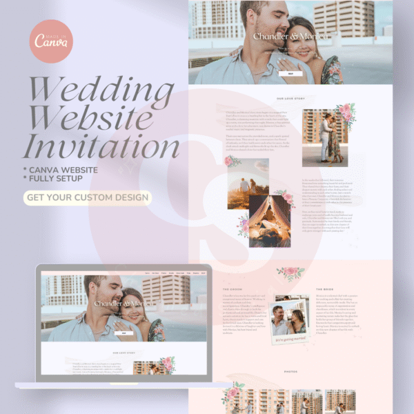 Ethereal Elegance - Canva Wedding Website Template - Image 4