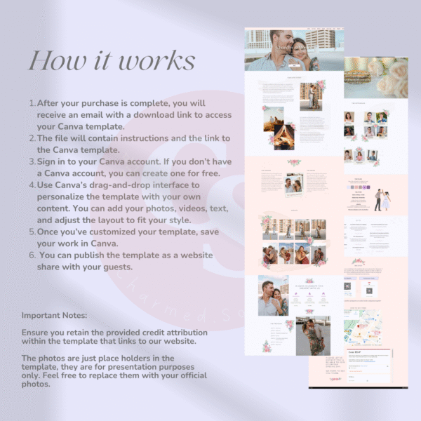 Ethereal Elegance - Canva Wedding Website Template - Image 3
