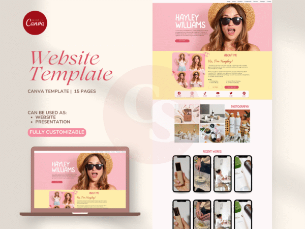 UGC Creator Canva Portfolio Template – Playful - Image 2